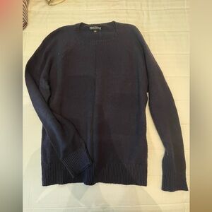 J.Crew navy blue cashmere sweater